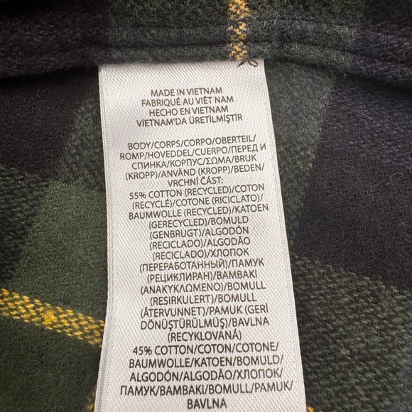 Polo Ralph Lauren Green and Blue Plaid Fringe Midi Shirt Dress,  Size 2 NWOT - Picture 13 of 16